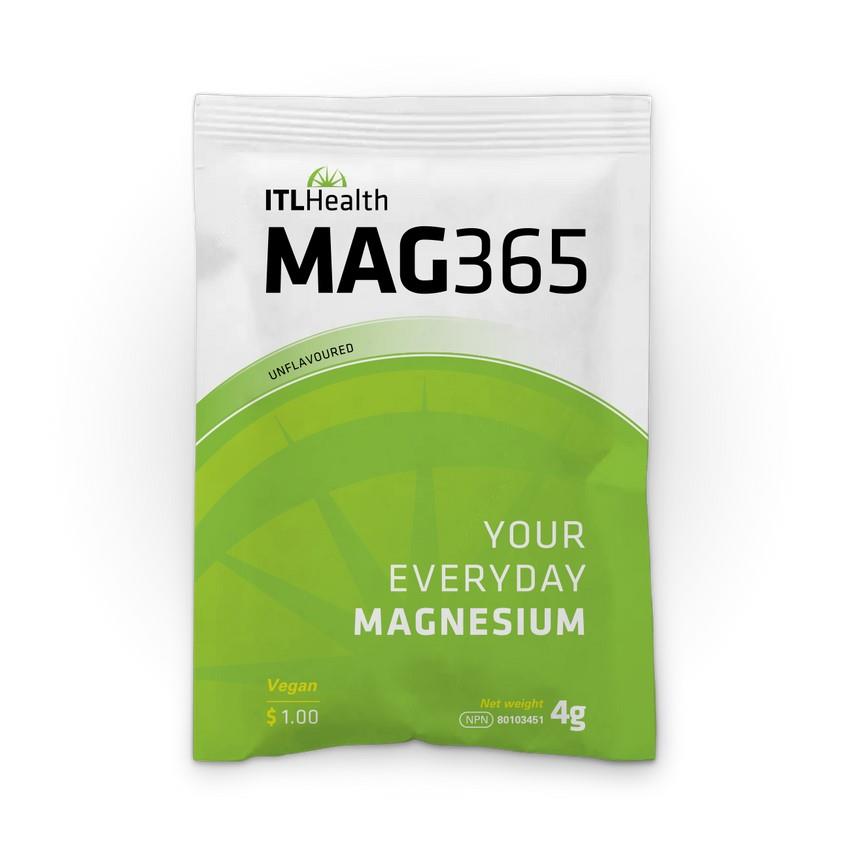 ITL MAG365 MAGNESIUM - UNFLAVOURED / 4g PACKET