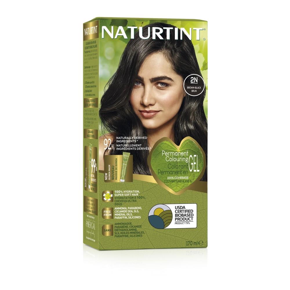 Naturtint 2N Brown Black Permanent Hair Colour - 170ml