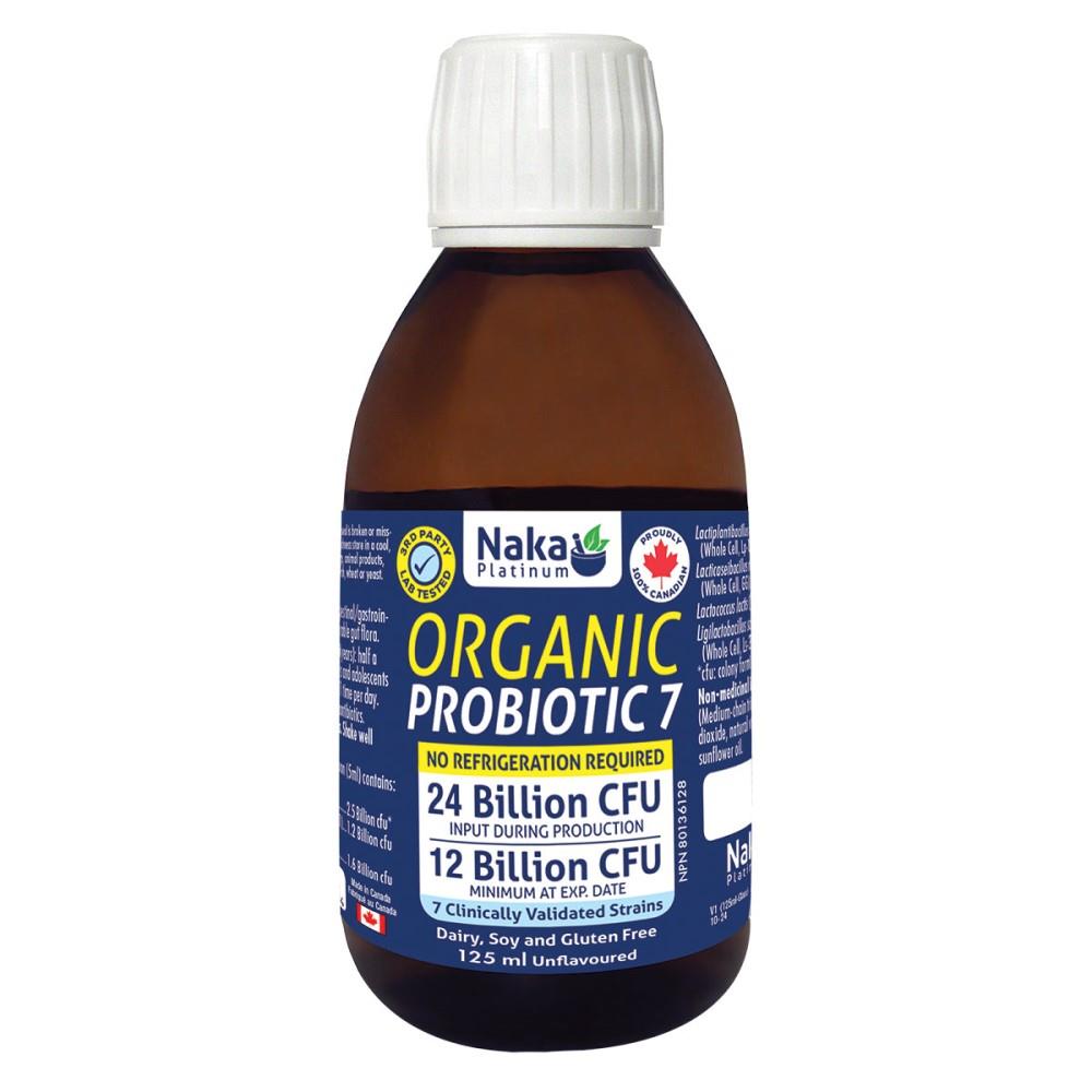 NAKA PROBIOTIC 7 ORGANIC - UNFLAVOURED / 125ml