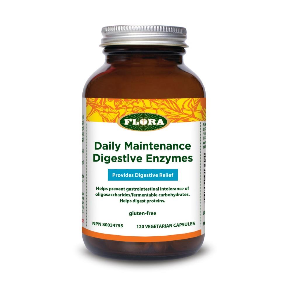 FLORA DAILY MAINTENANCE ENZYME - 120 VCAPS