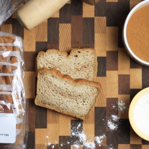 TOTALLY GLUTEN FREE BAKERY CINNAMON SWIRL BREAD NO EGG - LOAF