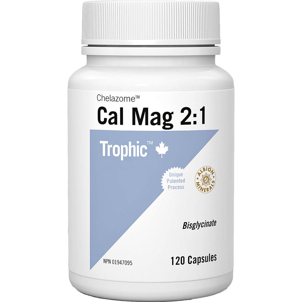TROPHIC CALCIUM MAGNESIUM 2:01, 120CAPS