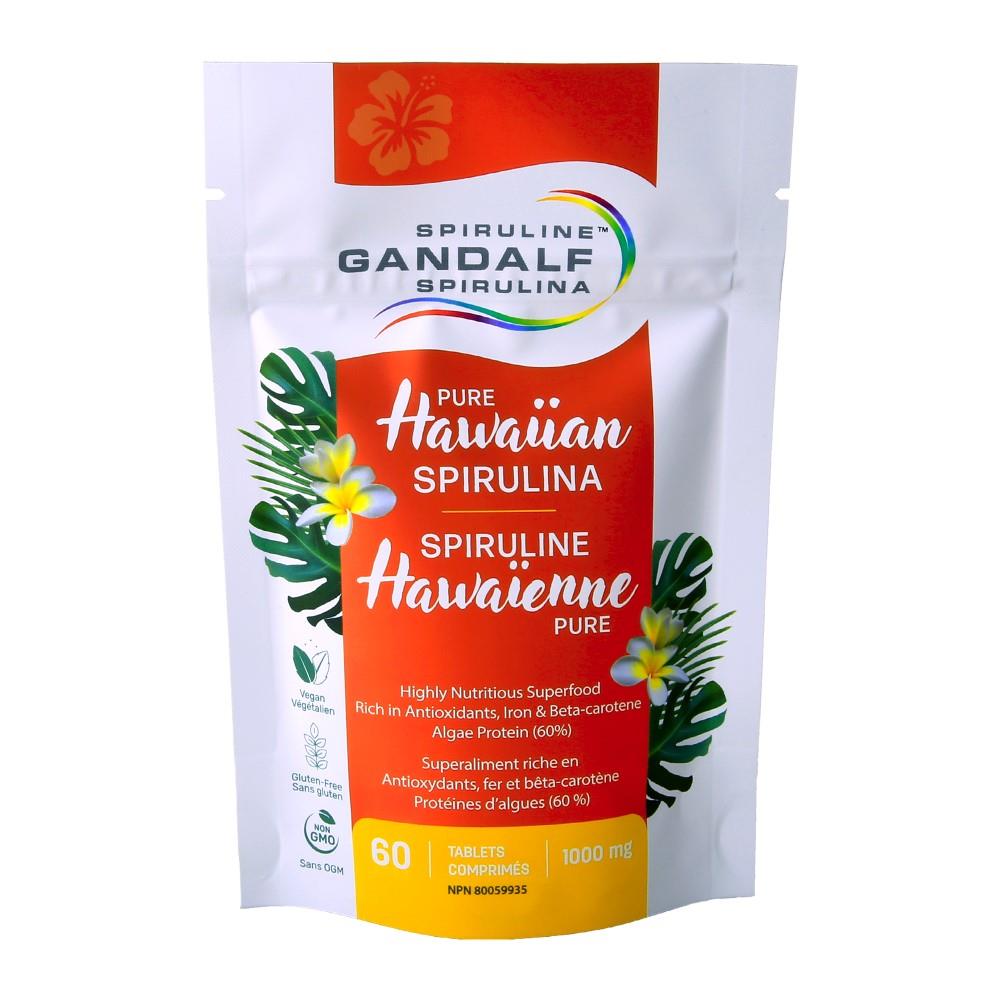 GANDALF SPIRULINA HAWAIIAN - 1000mg / 60 TABS