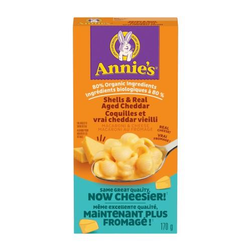 AGED CHEDDAR MACARONI & CHEESE SHELLS - 170g