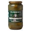 BUBBIES DILL PICKLES KOSHER, 1L