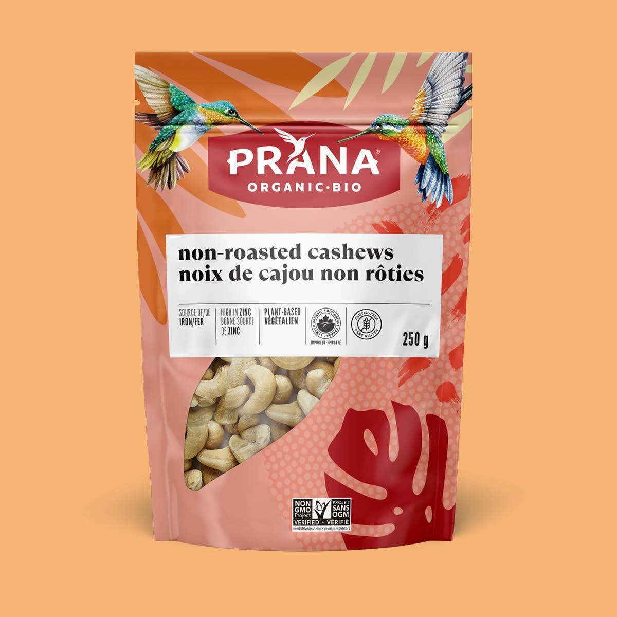 PRANA CASHEWS NON-ROASTED - 250g
