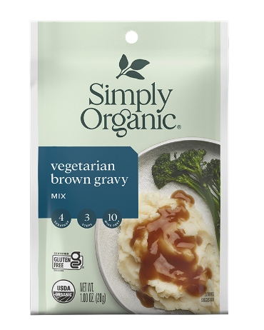SIMPLY ORGANIC GRAVY VEGETARIAN, 28G