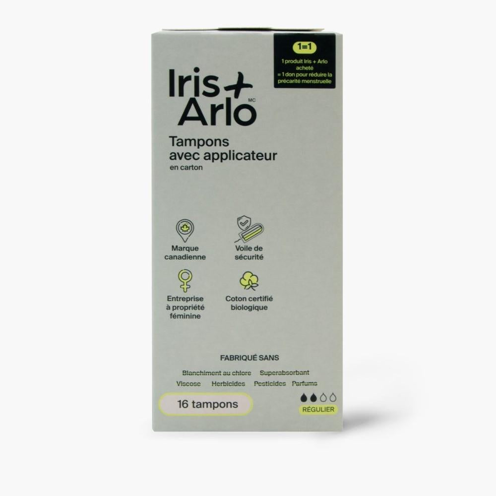 IRIS + ARLO TAMPONS REGULAR - 16 TAMPONS