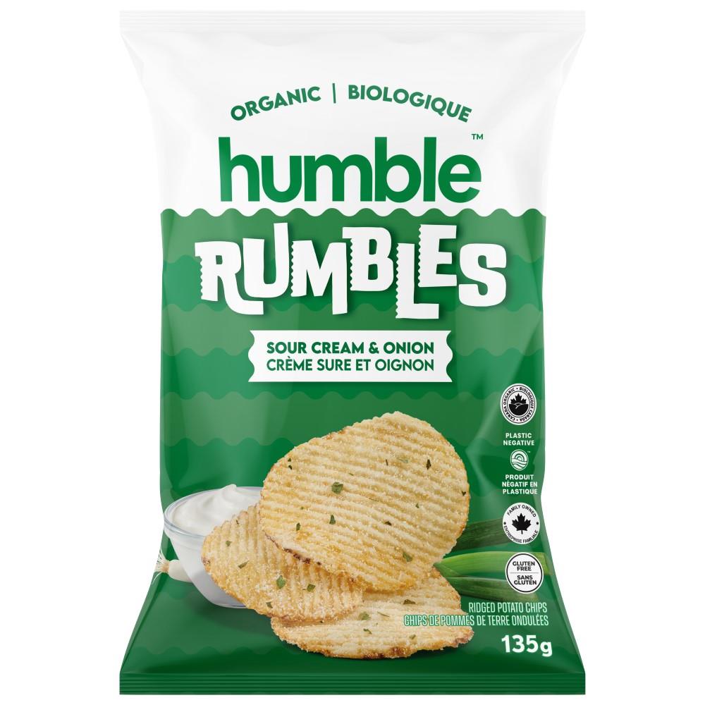 HUMBLE CHIPS SOUR CREAM & ONION - 135g