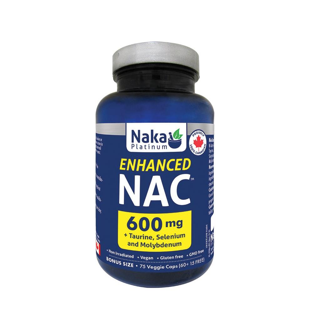 NAKA NAC ENHANCED - 600mg / 75 VCAPS