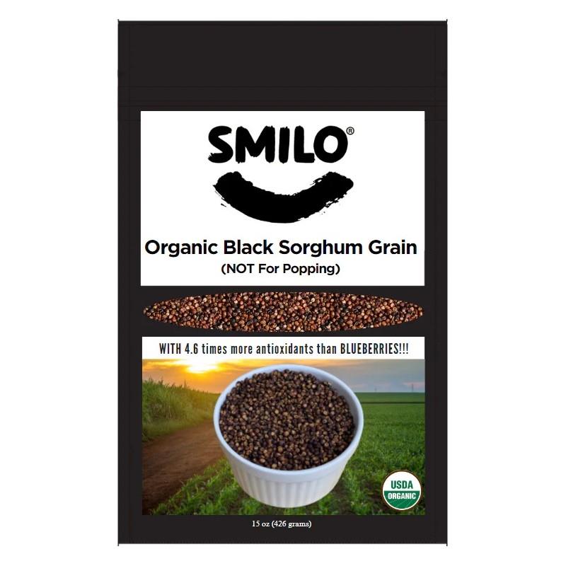 SMILO BLACK SORGHUM GRAIN - 426g