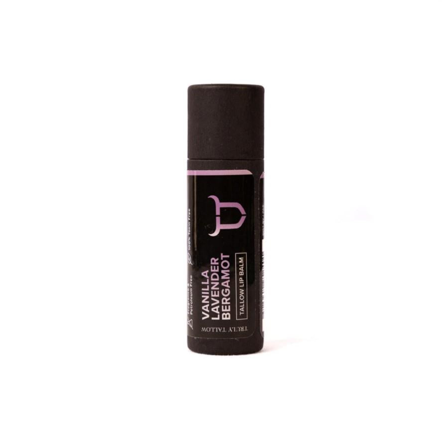 TALLOW LIP BALM - VANILLA LAVENDER BERGAMOT / 8.5g