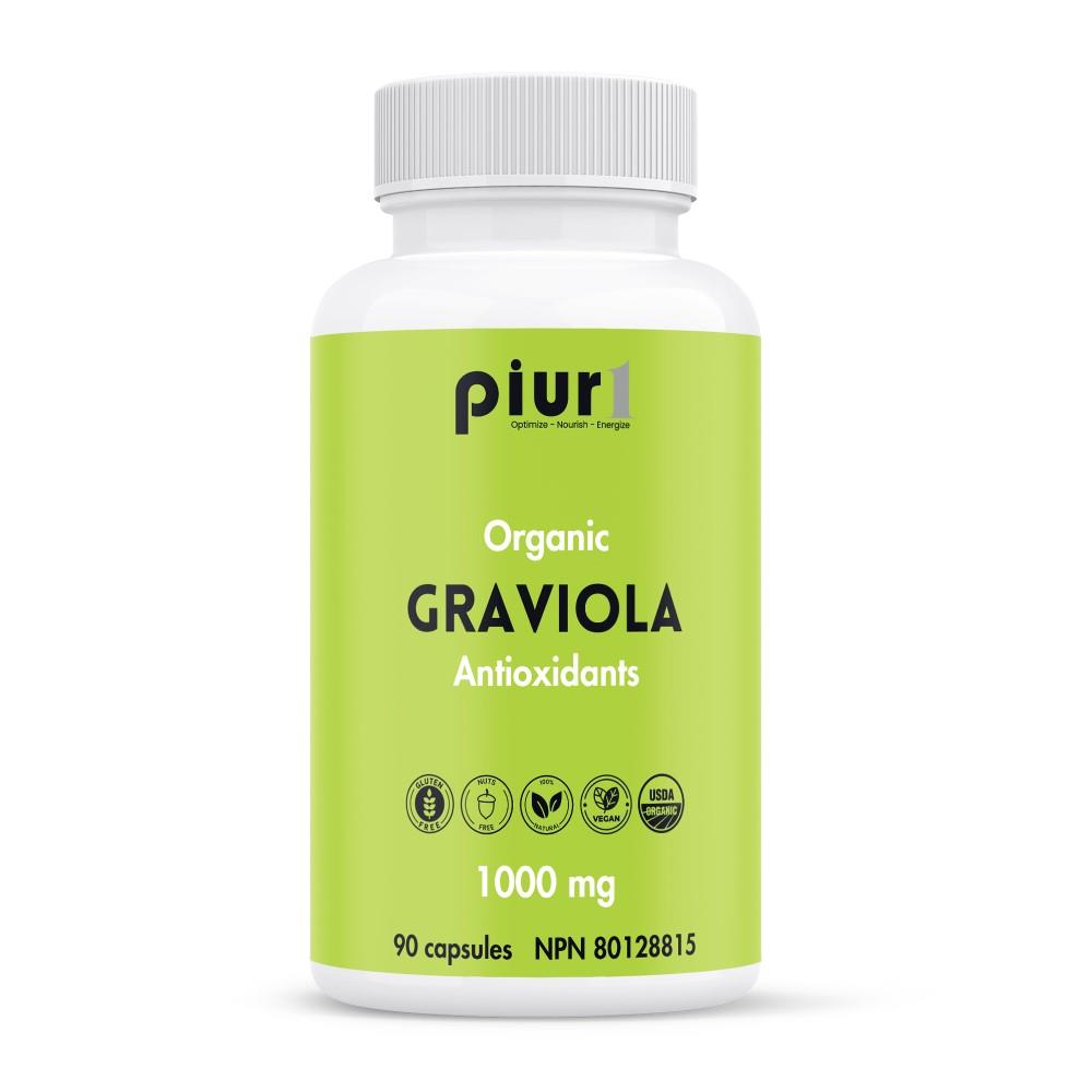 PIUR1 GRAVIOLA - 500mg / 90 CAPS