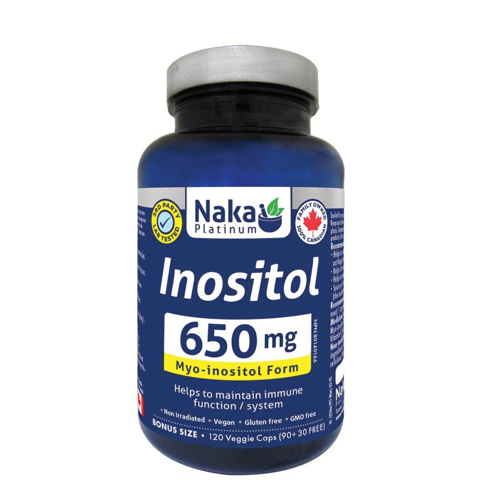 INOSITOL - 650mg / 120 CAPSULES
