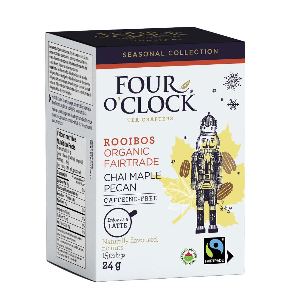 ROOIBOS TEA CHAI MAPLE PECAN - 15 TEA BAGS