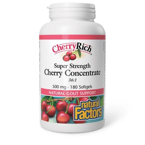 CherryRich Super Strength Cherry Concentrate, 500mg, 180 Softgels