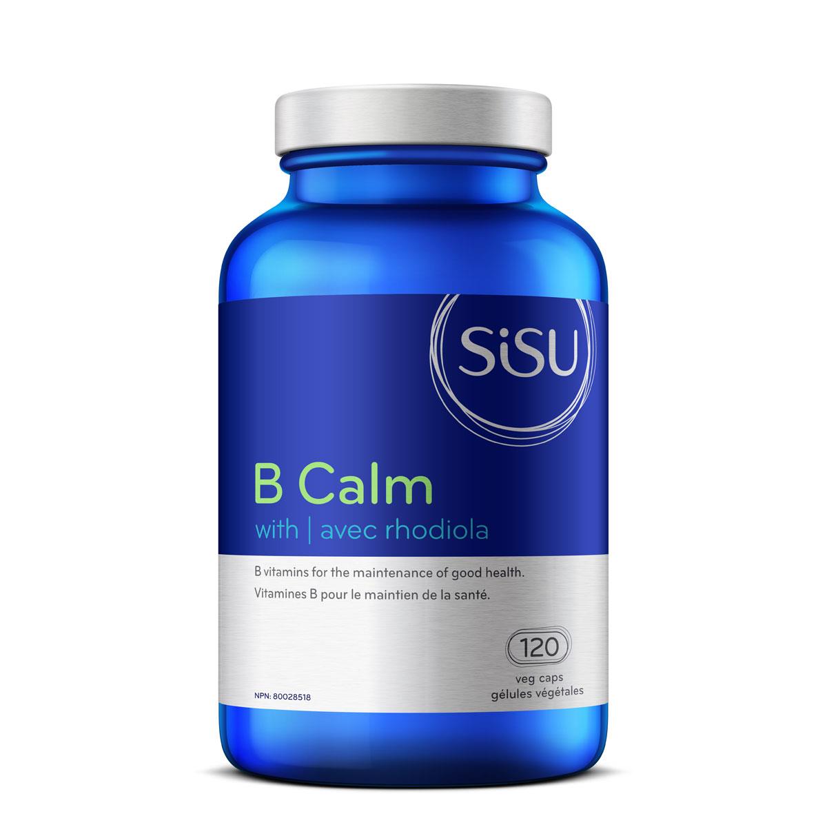 B Calm, with 250 mg Rhodiola - 120 Vegetarian Capsules