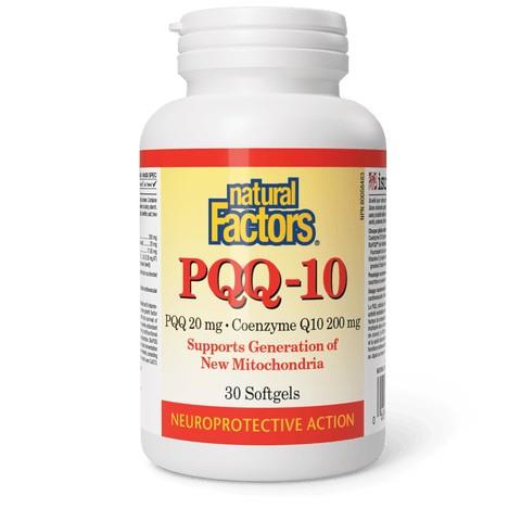 PQQ-10, PQQ 20mg & Coenzyme Q10 200mg, 30 Softgels