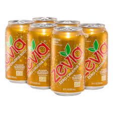 ZEVIA CASE SODA CREAM SODA, 6PK SUGAR FREE