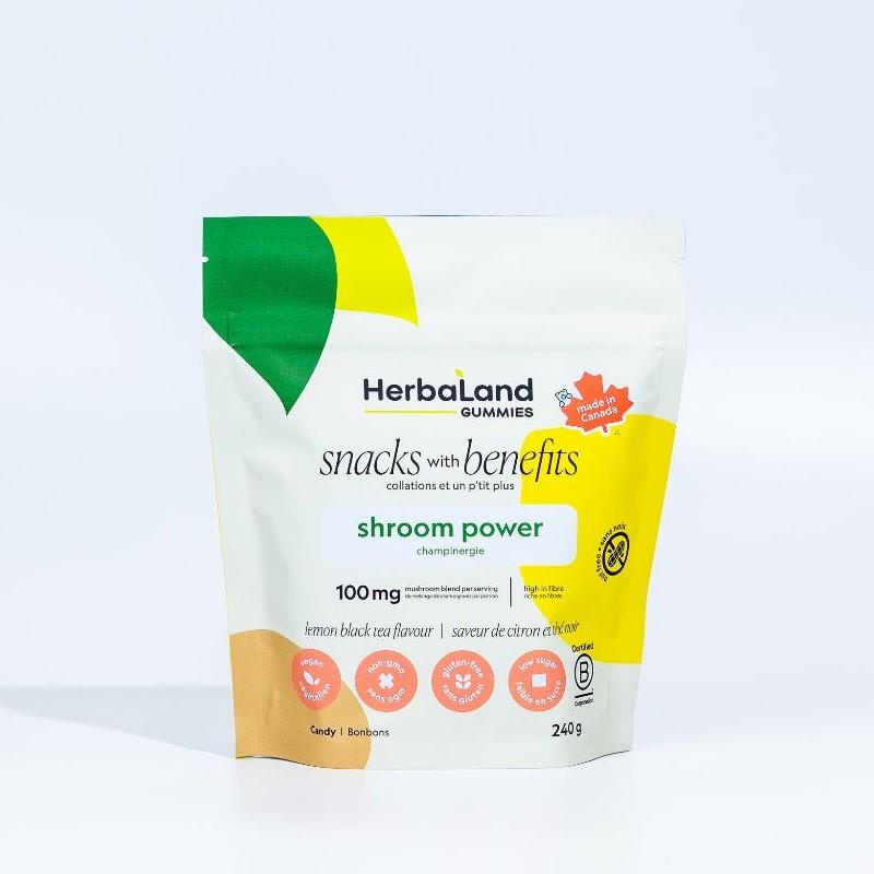 HERBALAND NATURALS SHROOM POWER GUMMIES - 240g