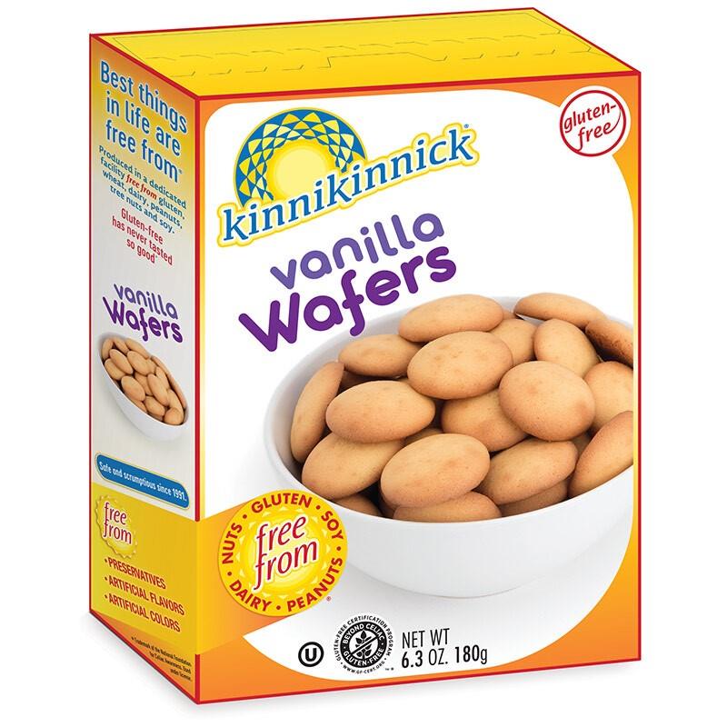 KINNIKINNICK VANILLA WAFERS GLUTEN FREE, 180G