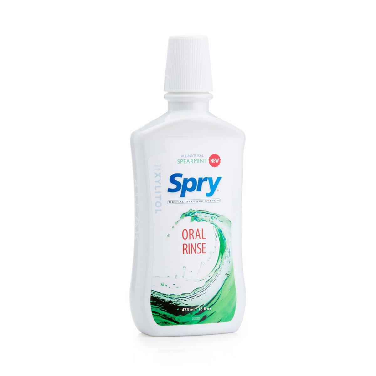 SPRY ORAL RINSE SPEARMINT, 473ML