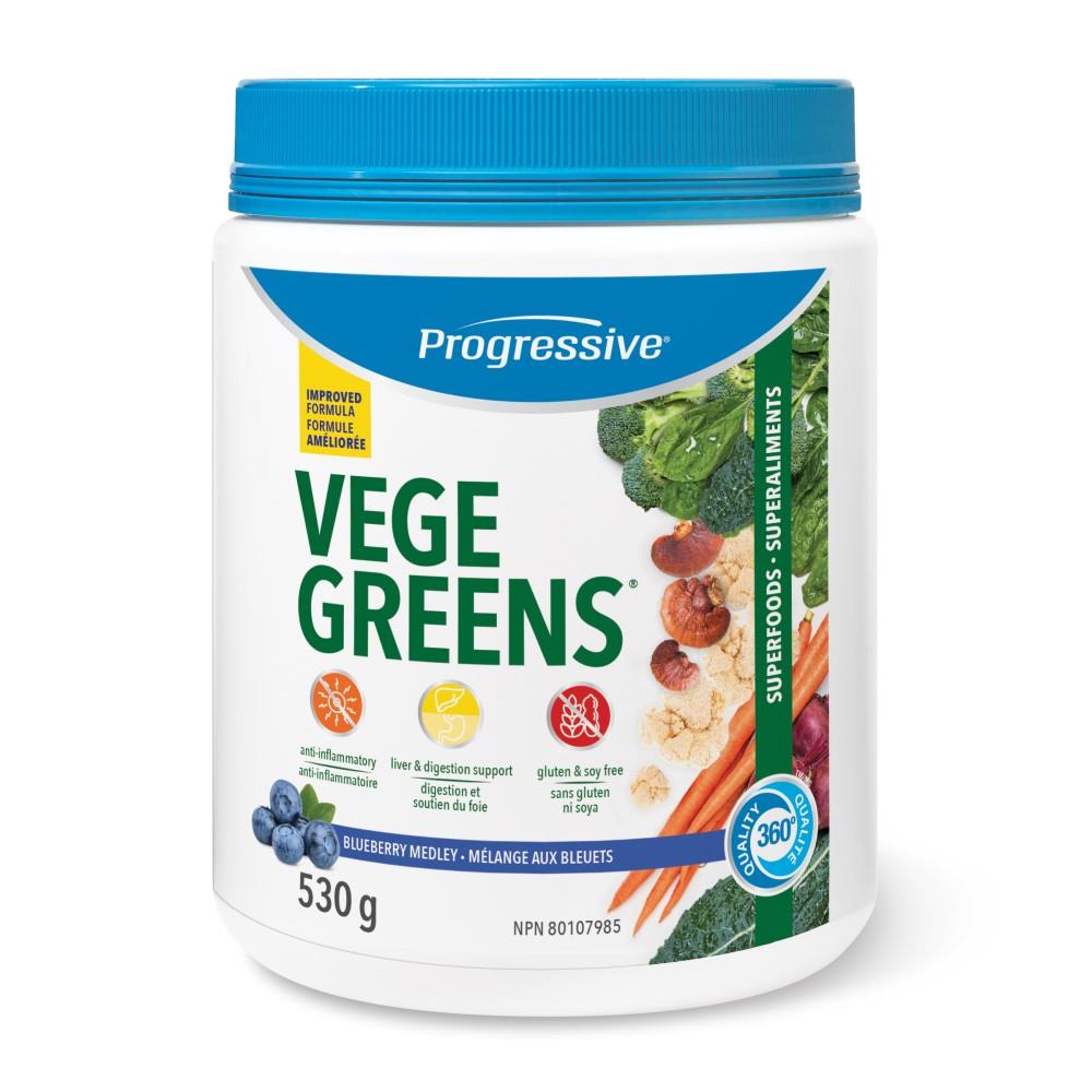 PROGRESS VEGEGREENS - BLUEBERRY / 530g