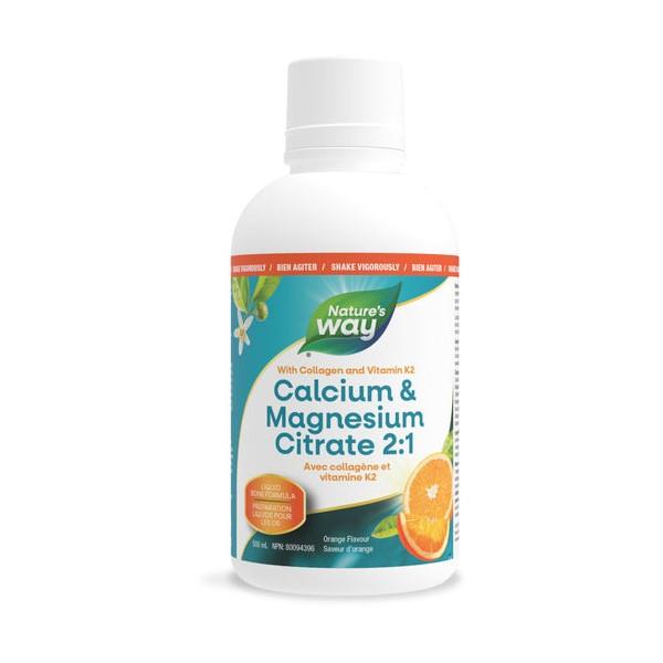 Calcium & Magnesium Citrate 2:1 (Orange) - 500ml