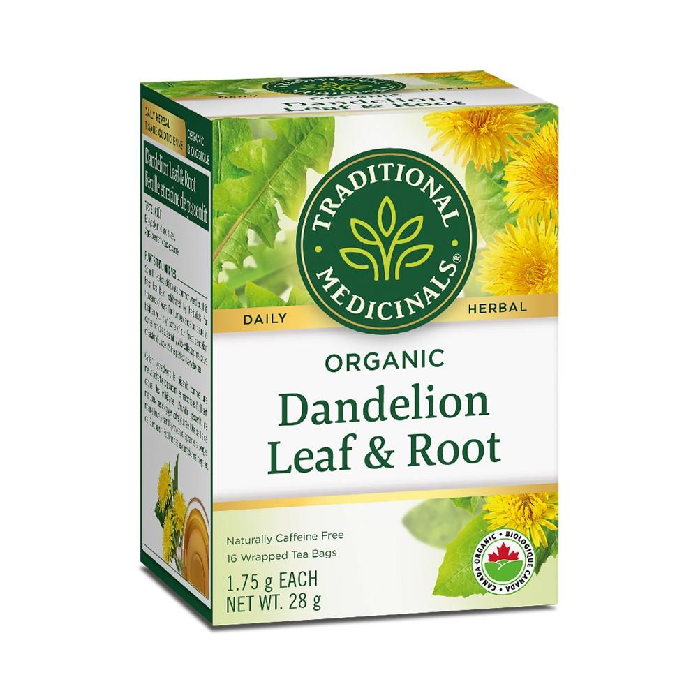 TRADITIONAL MEDICINALS TEA DANDELION LEAF & ROOT - 16 TEA BAGS