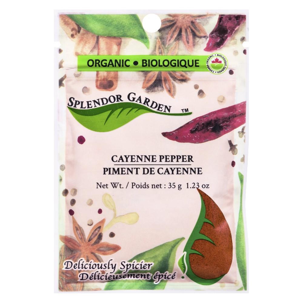 SPLENDOR GARDEN CAYENNE PEPPER ORGANIC, 35G