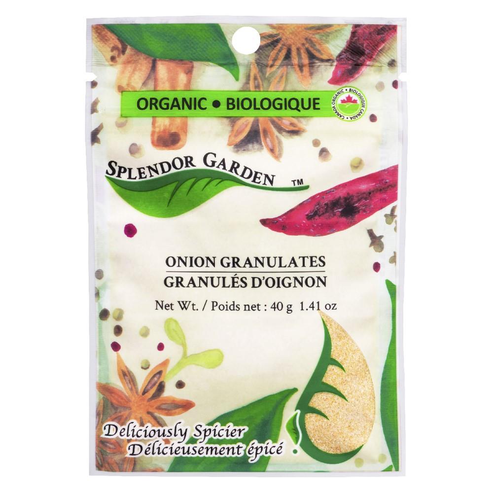 SPLENDOR GARDEN ONION GRANULES ORGANIC, 40G