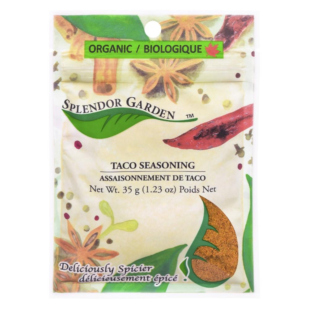 SPLENDOR GARDEN TACO SEASONING ORGANIC, 35G