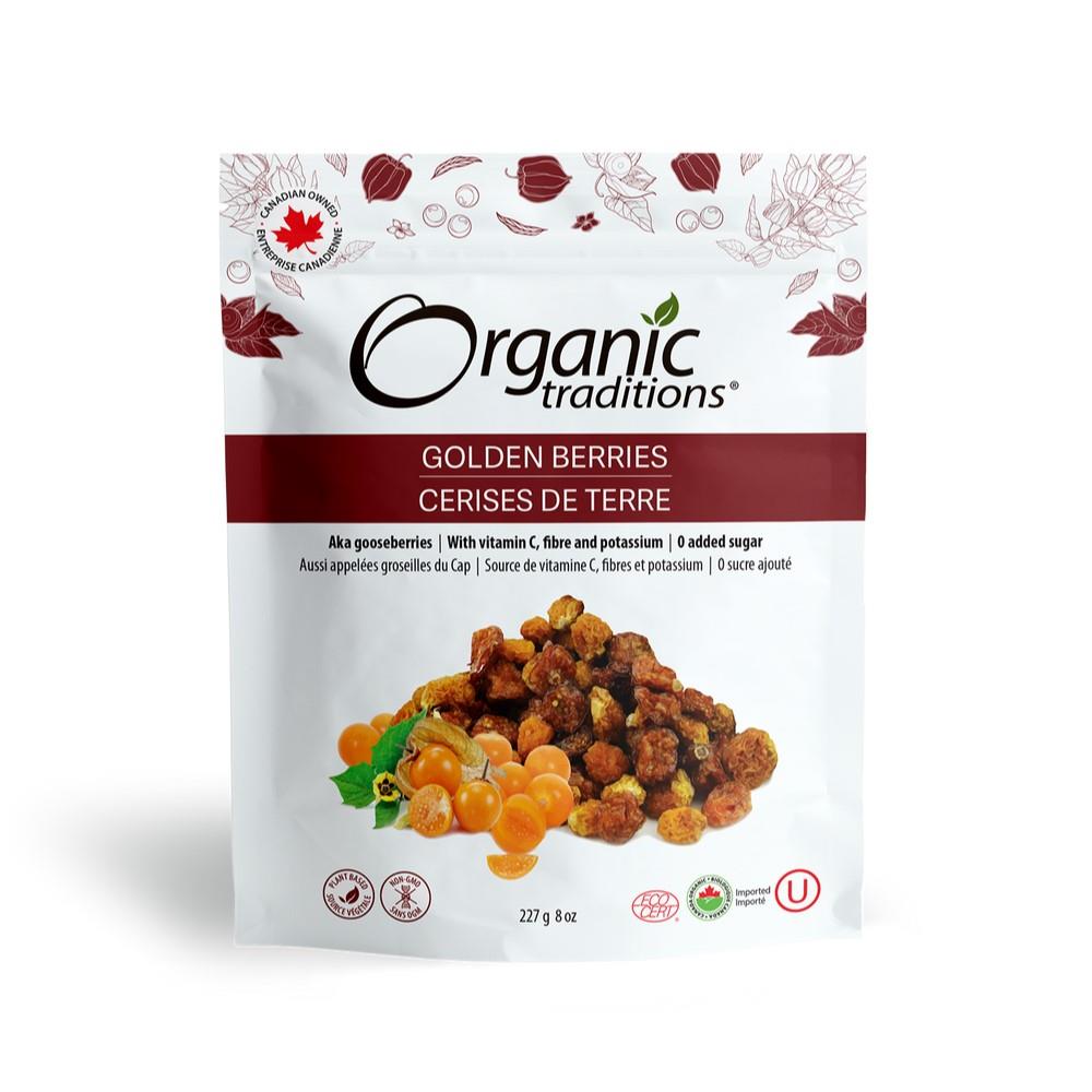 ORGANIC TRADITIONS GOLDEN BERRIES , 227G