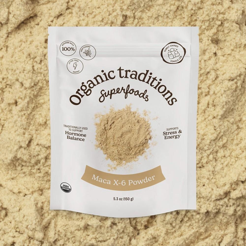 Organic Traditions Maca X-6 Black & Purple - 150g