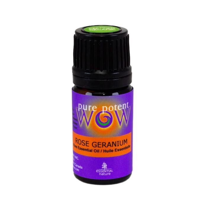 ESSENTIAL NATURE PURE POTENT WOW OIL ROSE GERANIUM - 5ml