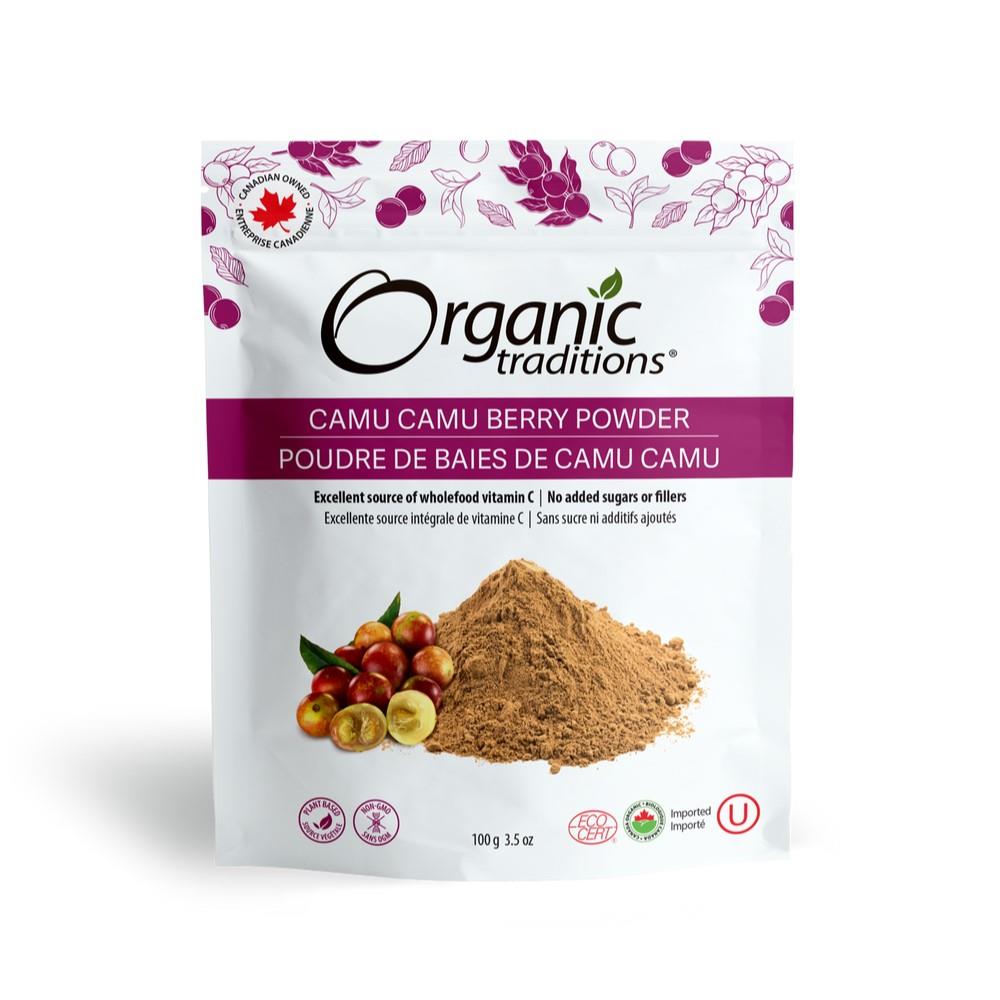 ORGANIC TRADITIONS CAMU CAMU BERRY POWDER, 100G