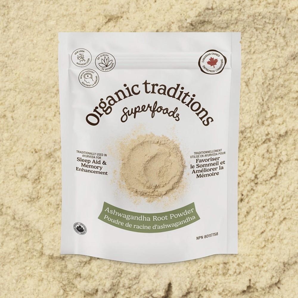 ORGANIC TRADITIONS ASHWAGANDHA POWDER, 200G