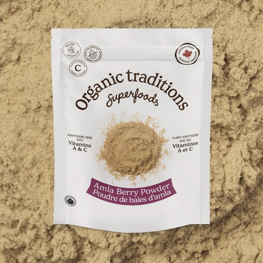 ORGANIC TRADITIONS AMLA BERRY POWDER, 200G