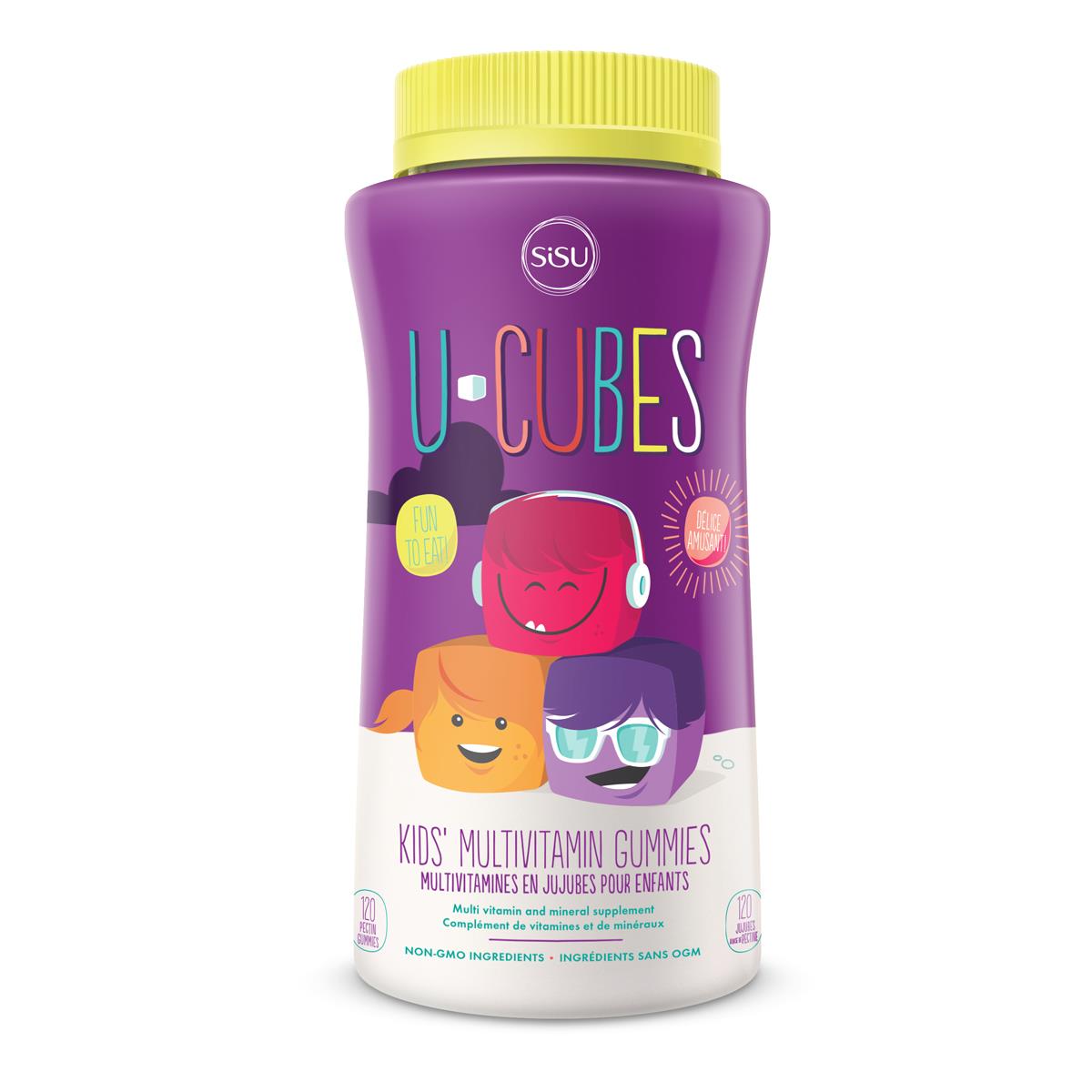 KIDS MULTIVITAMIN U-CUBES - 120 GUMMIES