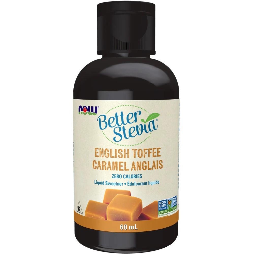 NOW STEVIA LIQUID ENGLISH TOFFEE - 60ml