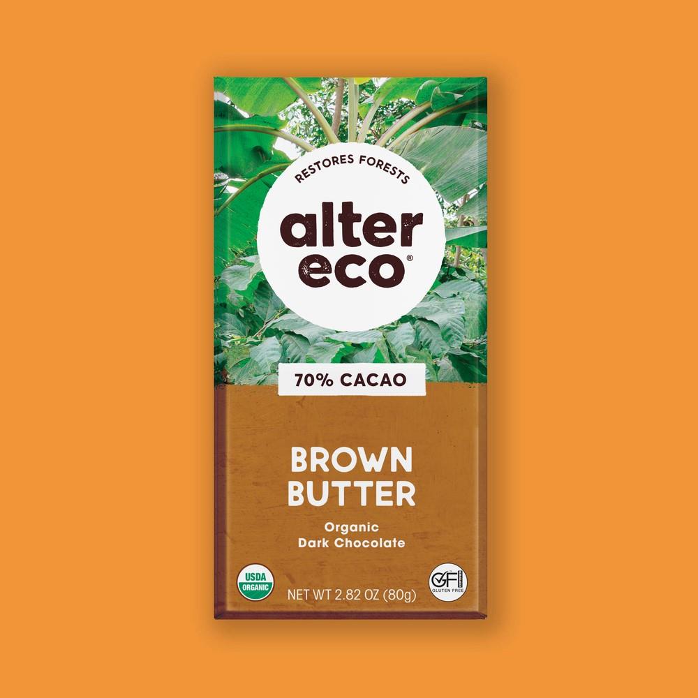 DARK CHOCOLATE BAR - BROWN BUTTER / 80g