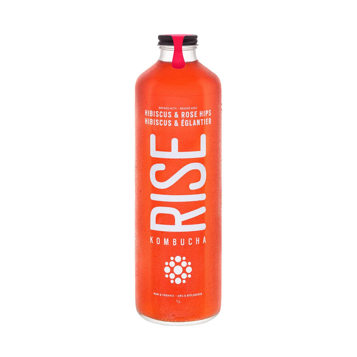 Hibiscus Rosehips Kombucha - 414 mL