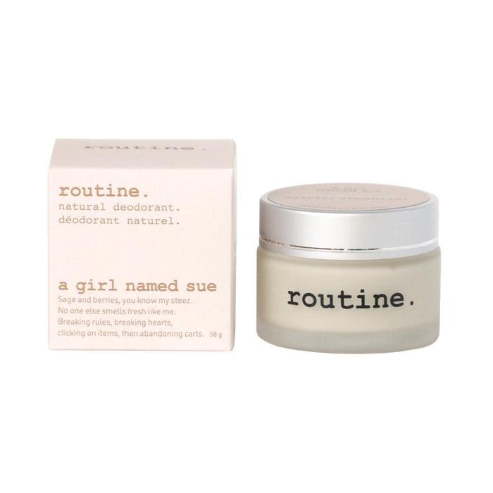 ROUTINE DEODORANT JAR - A GIRL NAMED SUE / 58g