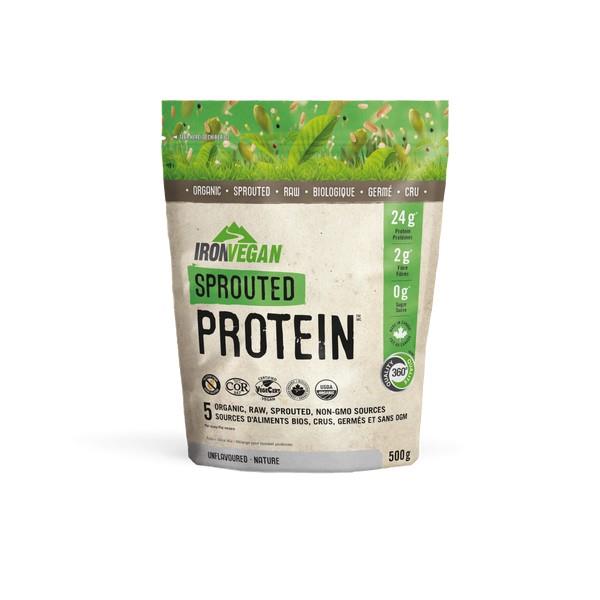 IRON VEGAN SPROUTED PROTEIN - UNFLAVOURED / 500g