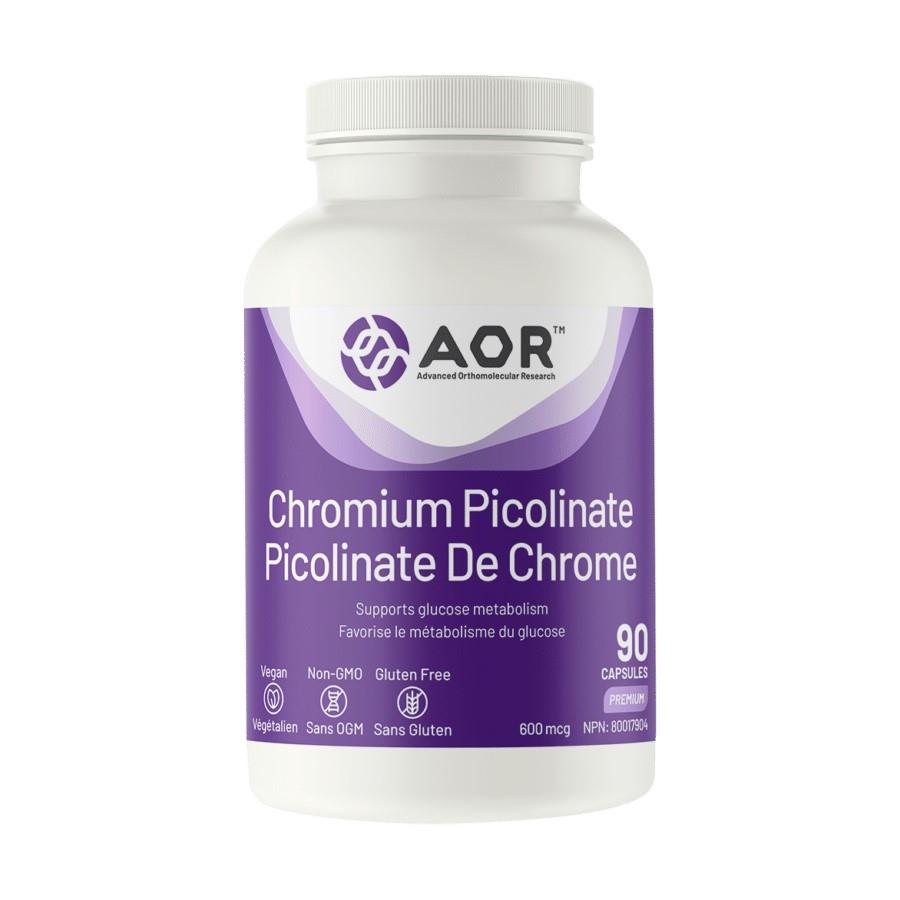 Chromium Picolinate - 600 mg / 90 Vegetable Capsules
