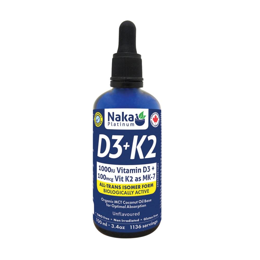 VITAMIN D3 + K2 IN MCT OIL - 100ml