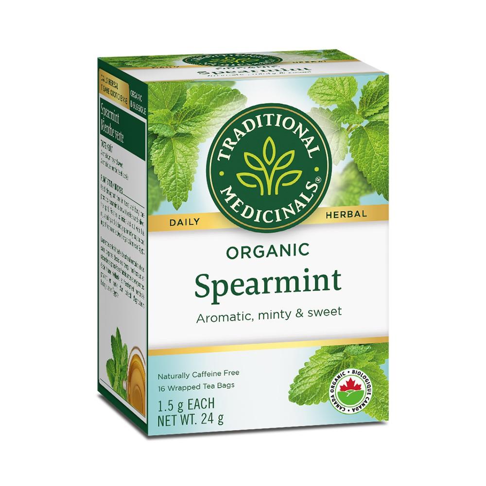 TRADITIONAL MEDICINALS TEA SPEARMINT - 16 BAGS