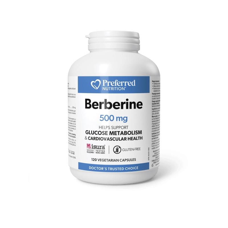 PREFERRED NUTRITION BERBERINE - 500mg / 120 VCAPS