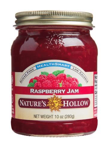 NATURE'S HEALTHSMART JAM RASP SUGAR FREE 295 ML