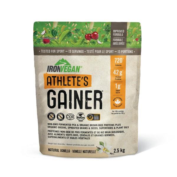 IRON VEGAN ATHLETE'S GAINER - VANILLA / 2.5kg